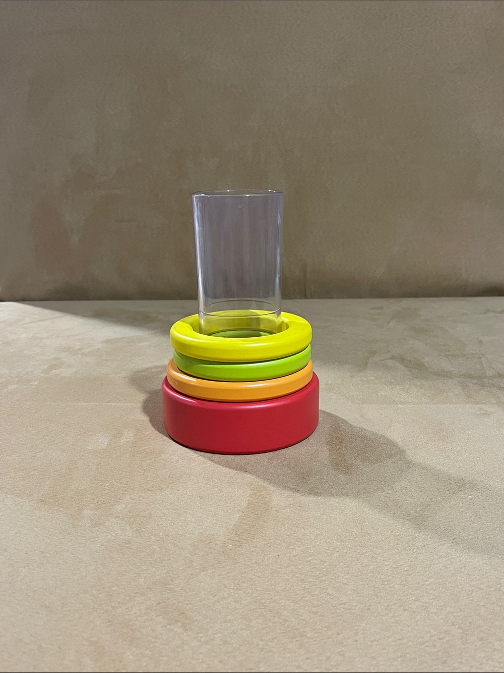 Lovevery Clear Tube with Stacking Rings